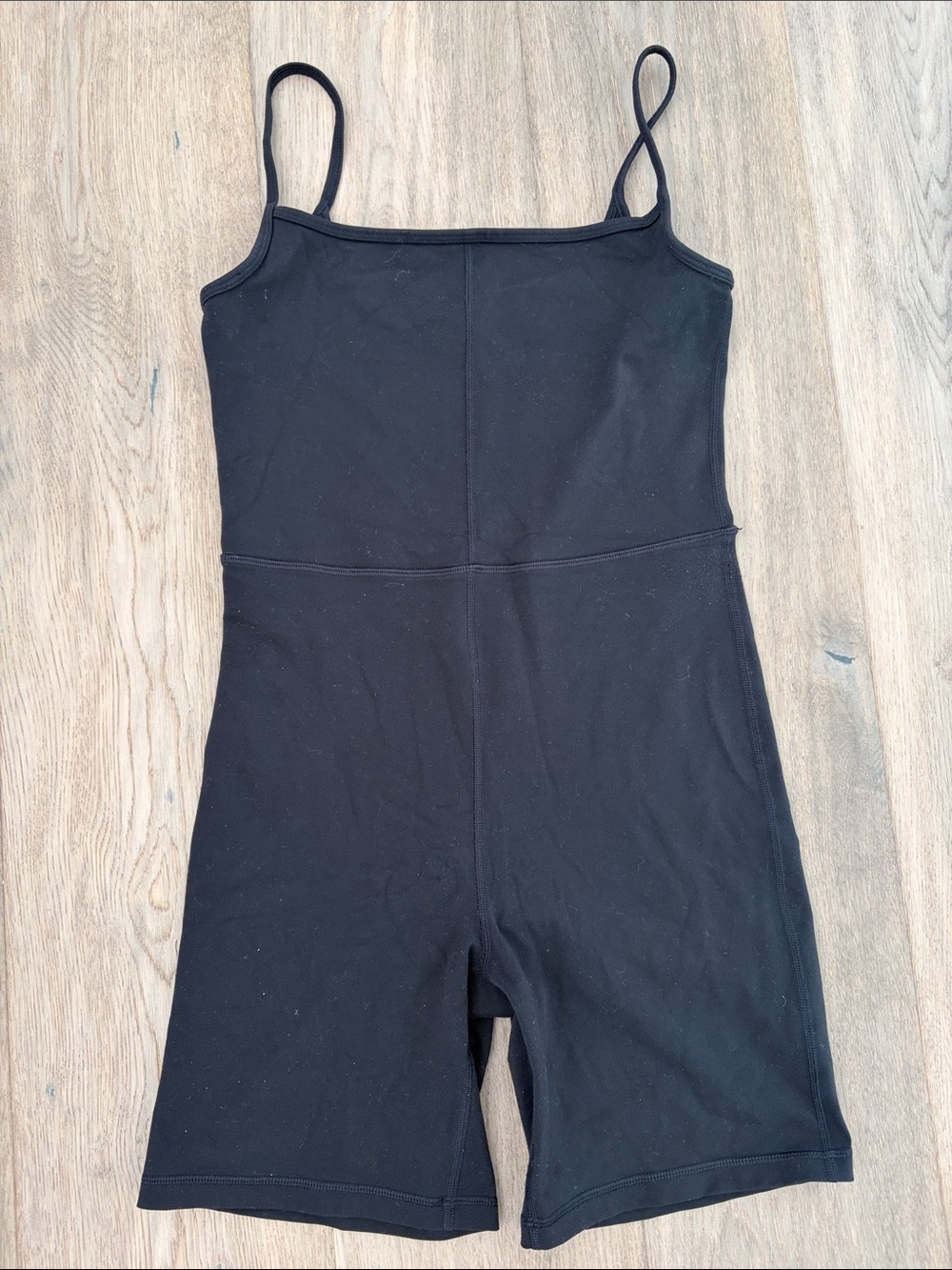 Wilfred Black Sleeveless Knit Romper